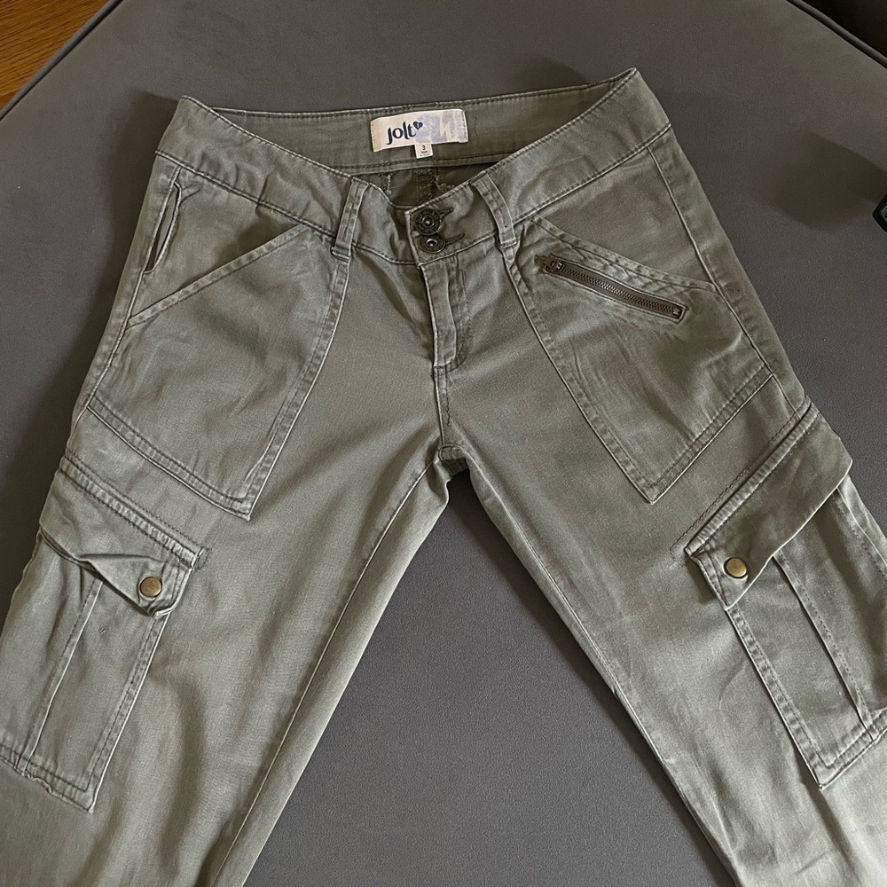 Jolt Green Cargo Pants - Picture 5 of 10